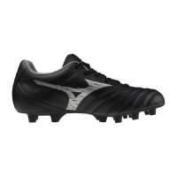 Mizuno Monarcida Neo III Select Gras Football Shoes (FG) Kids Black Silver