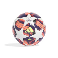 adidas Women's UEFA Champions League Mini Football Size 1 White Orange Purple