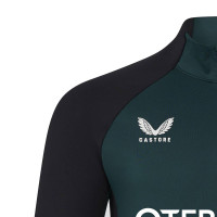 Castore Feyenoord Trainingspak 1/4-Zip 2024-2025 Donkergroen Zwart