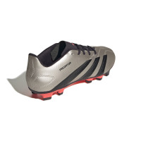 adidas Predator Club Grass/Artificial Grass Football Boots (MG) Silver Black Pink