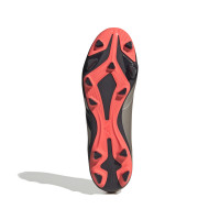 adidas Predator Club Grass/Artificial Grass Football Boots (MG) Silver Black Pink