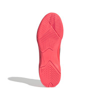 adidas F50 League Zaalvoetbalschoenen (IN) Kids Felrood Zwart Zilver