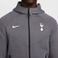 Nike Tottenham Hotspur Tech Fleece Tracksuit 2024-2025 Dark Grey White