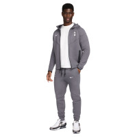 Nike Tottenham Hotspur Tech Fleece Tracksuit 2024-2025 Dark Grey White