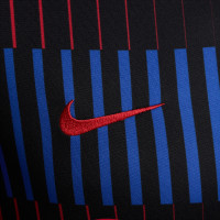 Nike FC Barcelona Pre-Match Training Shirt Black Blue Red