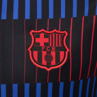 Nike FC Barcelona Pre-Match Training Shirt Black Blue Red