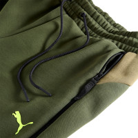 PUMA Borussia Dortmund Pumatech Full-Zip Tracksuit 2024-2025 Dark Green Olive Green Yellow