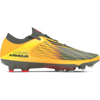 Under Armour Magnetico Elite 4.0 Grass Football Shoes (FG) Yellow Grey Red