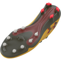 Under Armour Magnetico Elite 4.0 Grass Football Shoes (FG) Yellow Grey Red