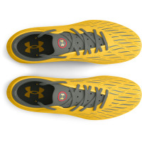 Under Armour Magnetico Pro 4.0 Gras Voetbalschoenen (FG) Geel Grijs Rood