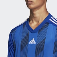 adidas STRIPED 19 Voetbalshirt Blauw Wit