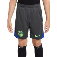Nike FC Barcelona Strike Training Short 2024-2025 Kids Dark Grey Light Green