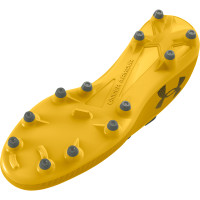 Under Armour Magnetico Select 4.0 Grass Football Shoes (FG) Kids Yellow Grey