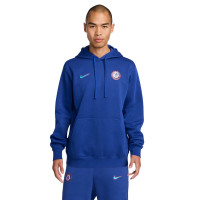 Nike Chelsea Club Hoodie 2024-2025 Blue Light Blue Orange