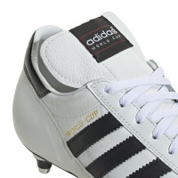 adidas Mundial World Cup Iron Nop Football Shoes (SG) White Black Gold