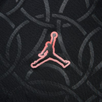 Nike Paris Saint-Germain x Jordan Pre-Match Training Shirt 2024-2025 Women's Black Red Pink