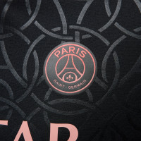 Nike Paris Saint-Germain x Jordan Pre-Match Training Shirt 2024-2025 Women's Black Red Pink