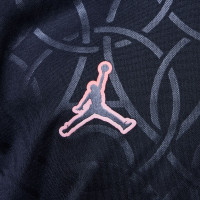 Nike Paris Saint-Germain x Jordan Pre-Match Trainingsshirt 2024-2025 Kids Zwart Rood Roze