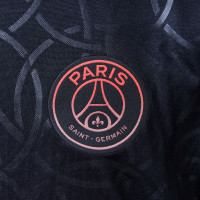 Nike Paris Saint-Germain x Jordan Pre-Match Trainingsshirt 2024-2025 Kids Zwart Rood Roze