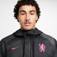 Nike Chelsea Woven Tracksuit 2024-2025 Black Pink