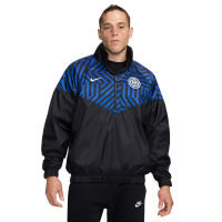 Nike Inter Milan Windrunner 2024-2025 Zwart Blauw Wit