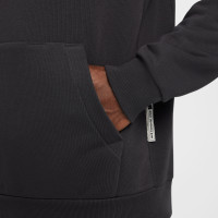 Nike Liverpool Standard Issue Hoodie 2024-2025 Dark Grey White