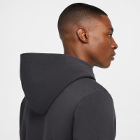 Nike Liverpool Standard Issue Hoodie 2024-2025 Dark Grey White