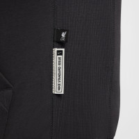 Nike Liverpool Standard Issue Hoodie 2024-2025 Dark Grey White