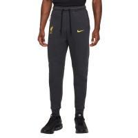 Nike Liverpool Tech Fleece Tracksuit 2024-2025 Dark Grey Yellow