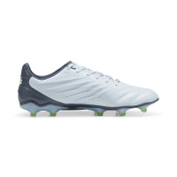 PUMA King Pro Grass/Artificial Grass Football Shoes (MG) Light Grey Dark Grey Light Green