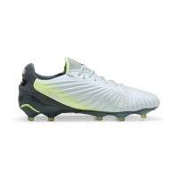 PUMA King Ultimate Grass/Artificial Grass Football Shoes (MG) Women's Light Grey Dark Grey Light Green