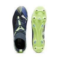 PUMA Future 7 Match Iron Nop Football Shoes (SG) Grey Purple Green White