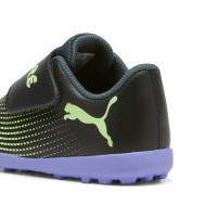 PUMA Future 7 Play Turf Football Shoes (TF) Baby/Toddlers Grey Purple Green White