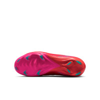 Nike Zoom Mercurial Vapor 16 Pro Gras Voetbalschoenen (FG) Kids Rood Turquoise Roze