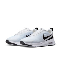 Nike Air Max Nuaxis Sneakers Wit Lichtblauw Zwart
