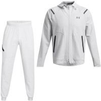 Under Armour Unstoppable Full-Zip Tracksuit Light Grey Black