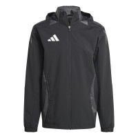 adidas Tiro 24 Competition Allweather Jas Zwart Donkergrijs