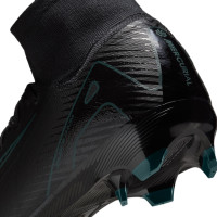 Nike Zoom Mercurial Superfly 10 Pro Gras Football Shoes (FG) Black Dark Green