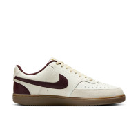 Nike Court Vision Low Sneakers Beige Bordeauxrood Bruin