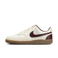 Nike Court Vision Low Sneakers Beige Bordeauxrood Bruin