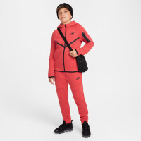 Nike Tech Fleece Sportswear Trainingspak Kids Rood Zwart