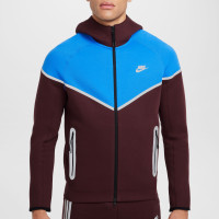 Nike Tech Fleece Sportswear Trainingspak Bordeauxrood Lichtblauw Zilver Zwart