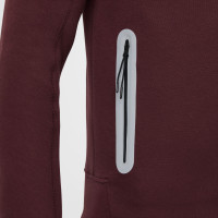 Nike Tech Fleece Sportswear Trainingspak Bordeauxrood Lichtblauw Zilver Zwart