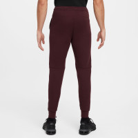 Nike Tech Fleece Sportswear Trainingspak Bordeauxrood Lichtblauw Zilver Zwart