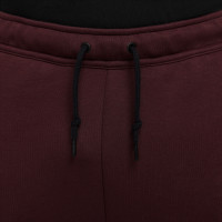 Nike Tech Fleece Sportswear Trainingspak Bordeauxrood Lichtblauw Zilver Zwart