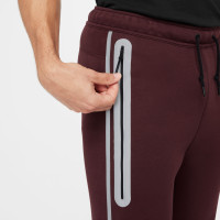 Nike Tech Fleece Sportswear Trainingspak Bordeauxrood Lichtblauw Zilver Zwart