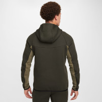 Nike Tech Fleece Sportswear Vest Donker Olijfgroen Olijfgroen Zwart