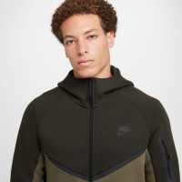 Nike Tech Fleece Sportswear Vest Donker Olijfgroen Olijfgroen Zwart