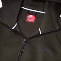 Nike Tech Fleece Sportswear Vest Donker Olijfgroen Olijfgroen Zwart