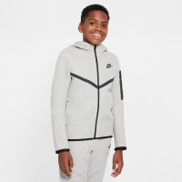 Nike Tech Fleece Sportswear Trainingspak Kids Lichtgrijs Zwart
